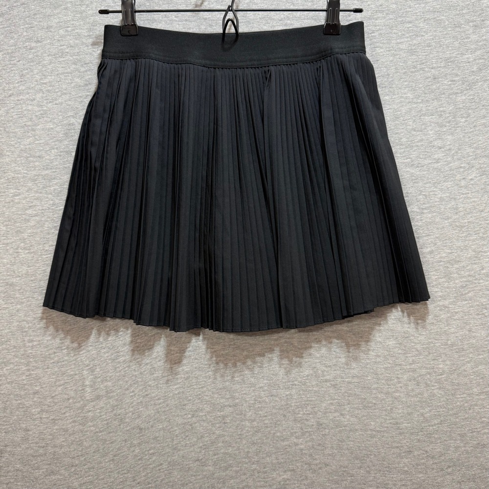 Old Navy Pleated Skort Women Small Black Activewear Tennis Golf Quick Dry